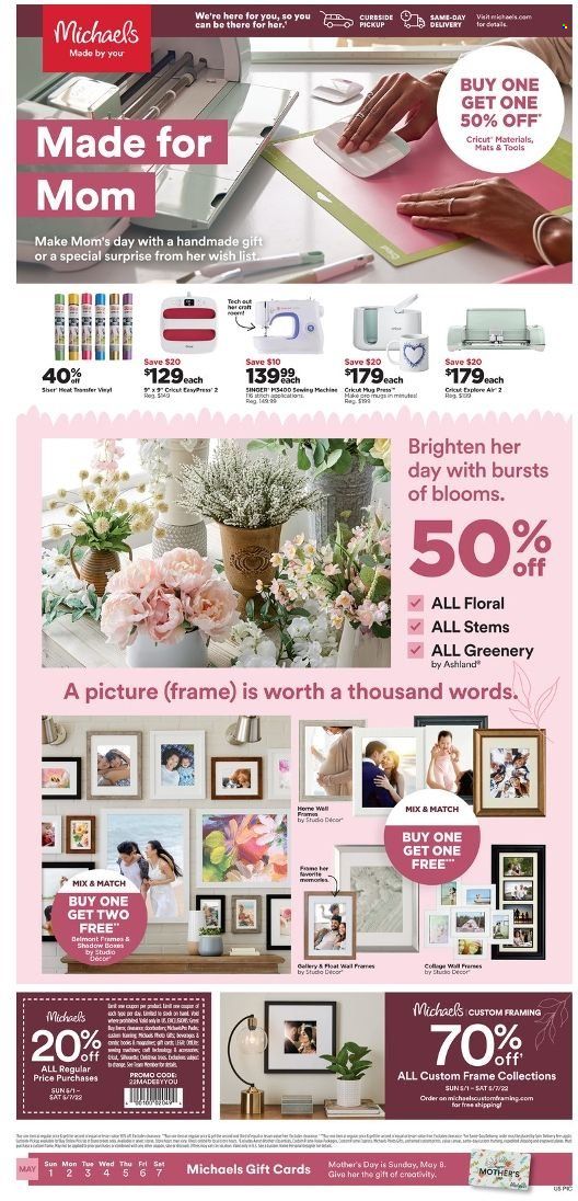 Michaels Weekly Ad Flyer May 1 to May 8