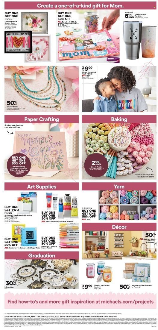 Michaels Weekly Ad Flyer May 1 to May 8