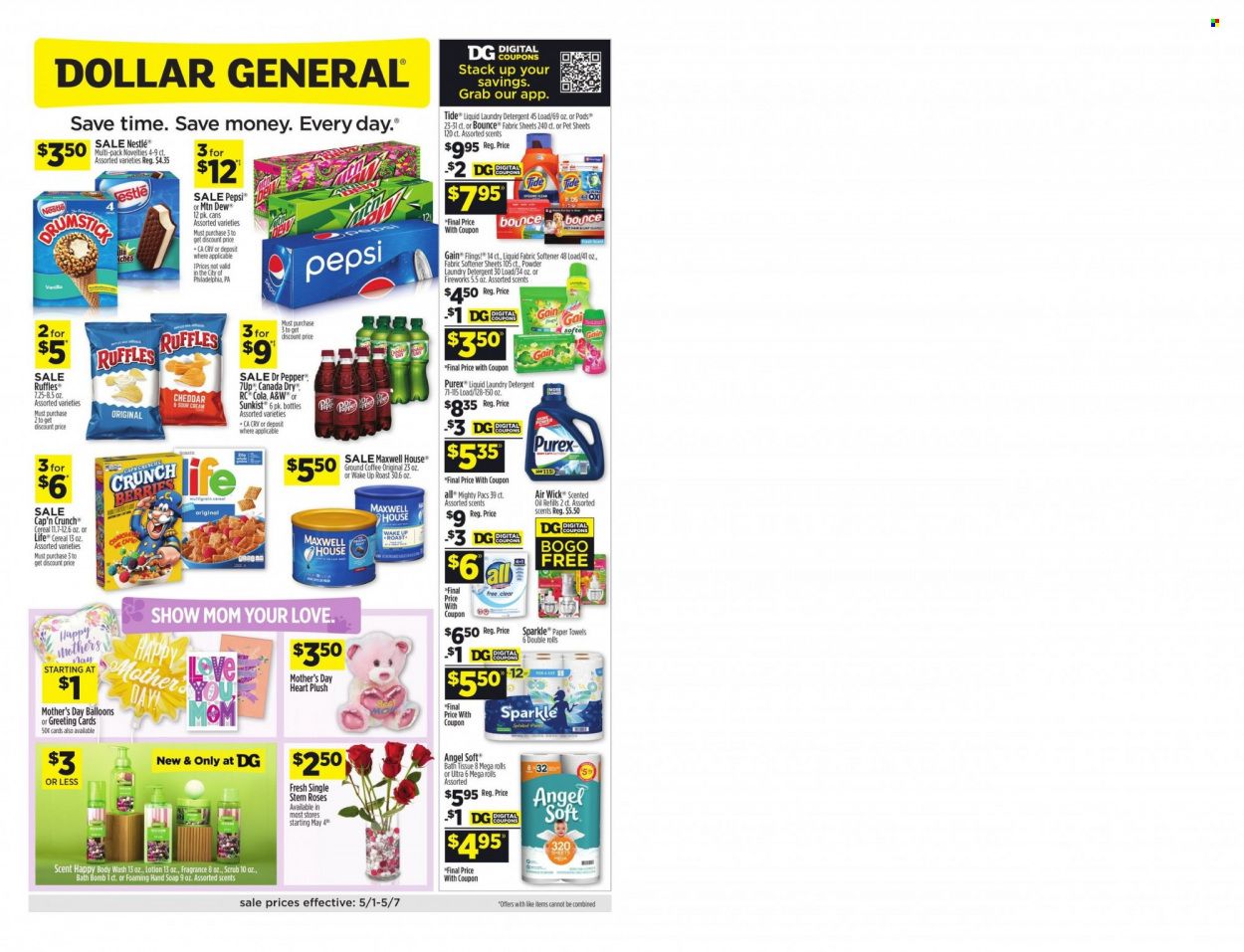Dollar General (CO, GA, KS, MA, NM, NY, PA) Weekly Ad Flyer May 2 to May 9