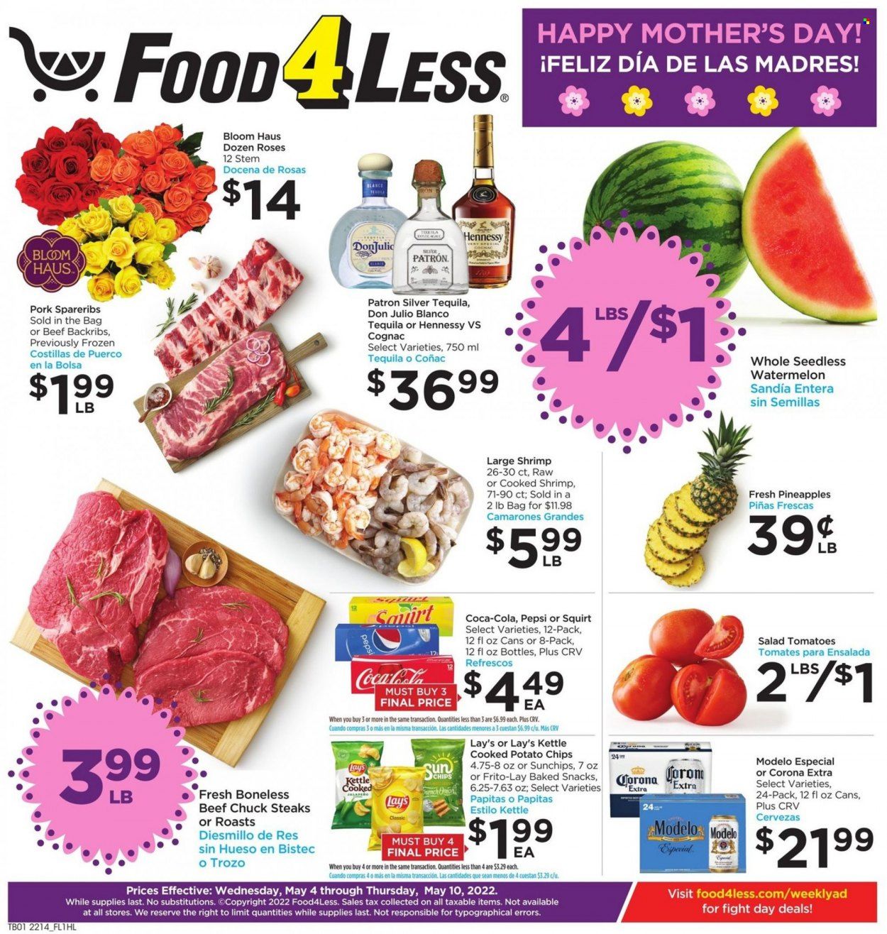 Food 4 Less (CA) Weekly Ad Flyer May 3 to May 10