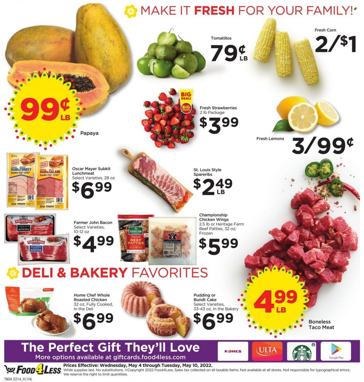 Food 4 Less (CA) Weekly Ad Flyer May 3 to May 10