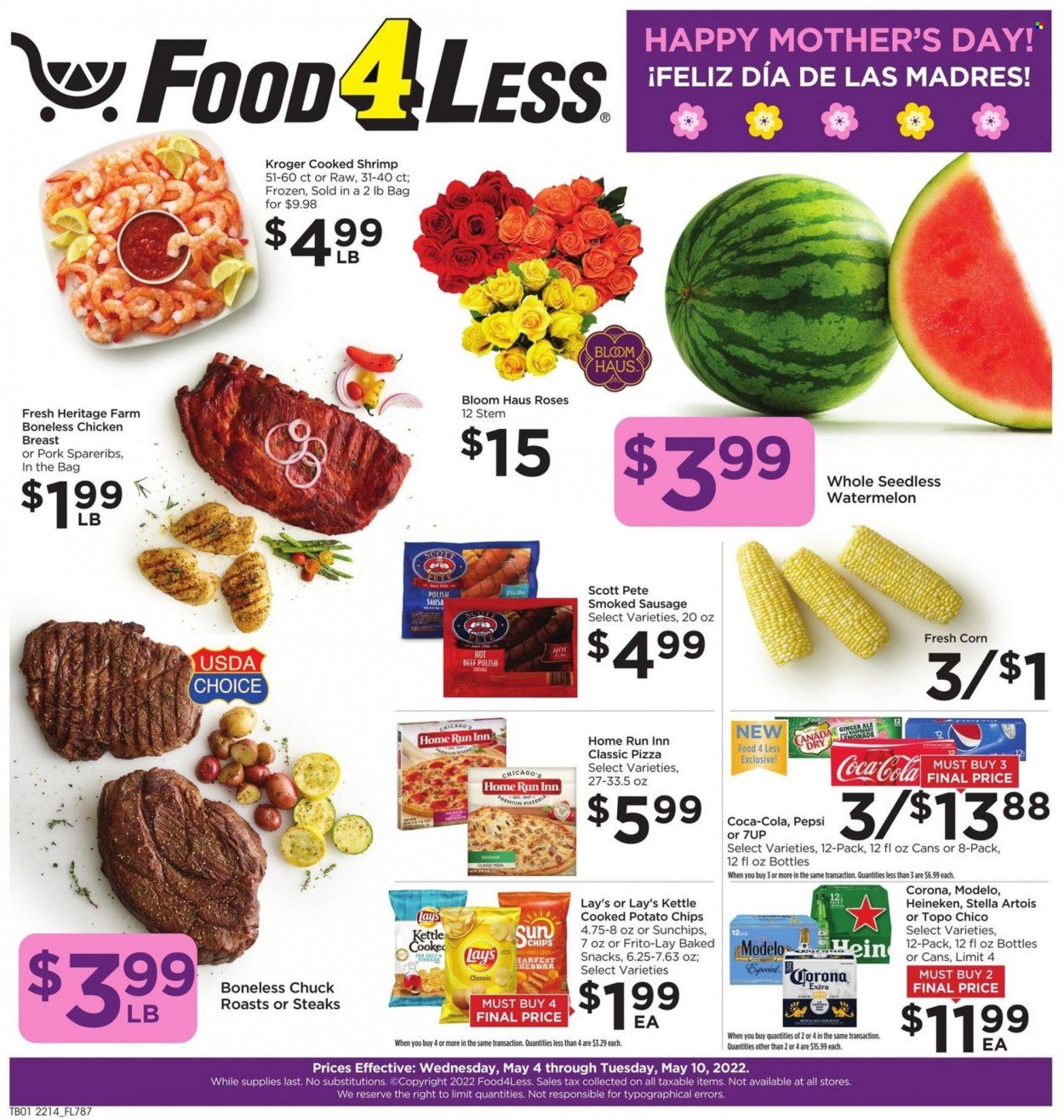 Food 4 Less (IN) Weekly Ad Flyer May 3 to May 10