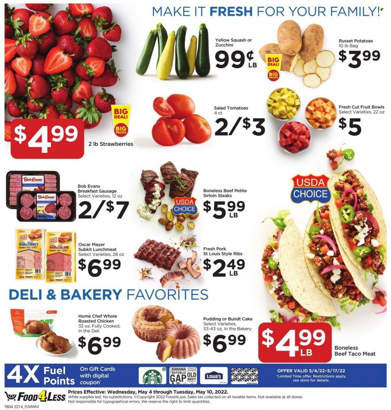 Food 4 Less (IN) Weekly Ad Flyer May 3 to May 10