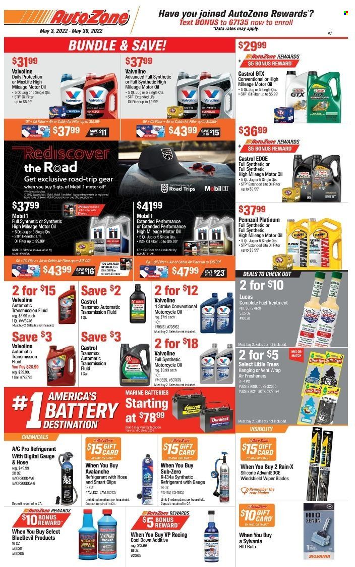 Autozone Weekly Ad Flyer May 3 to May 10