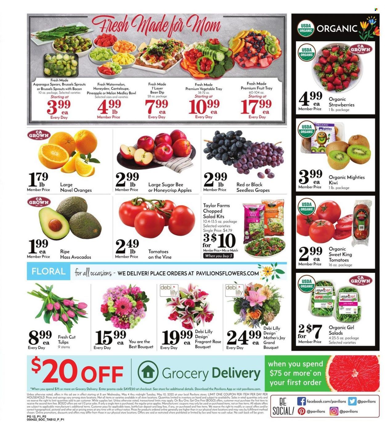 Pavilions (CA) Weekly Ad Flyer May 3 to May 10