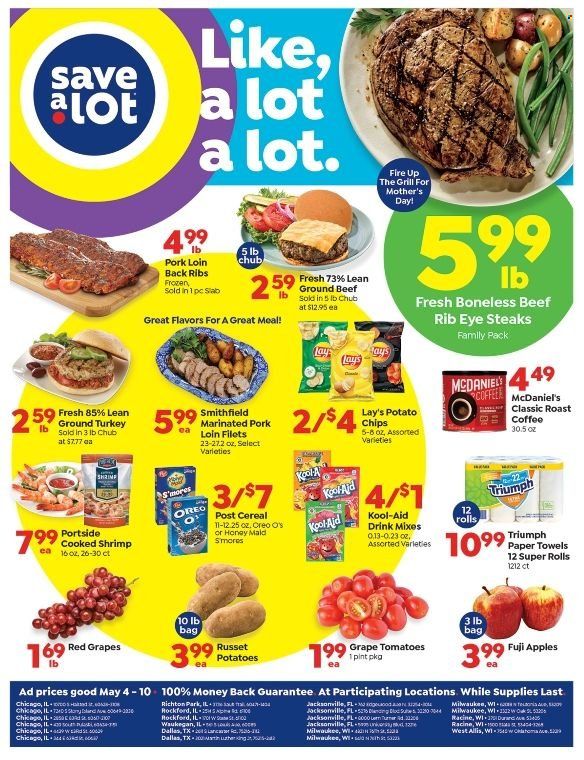 Save a Lot Weekly Ad Flyer May 4 to May 11