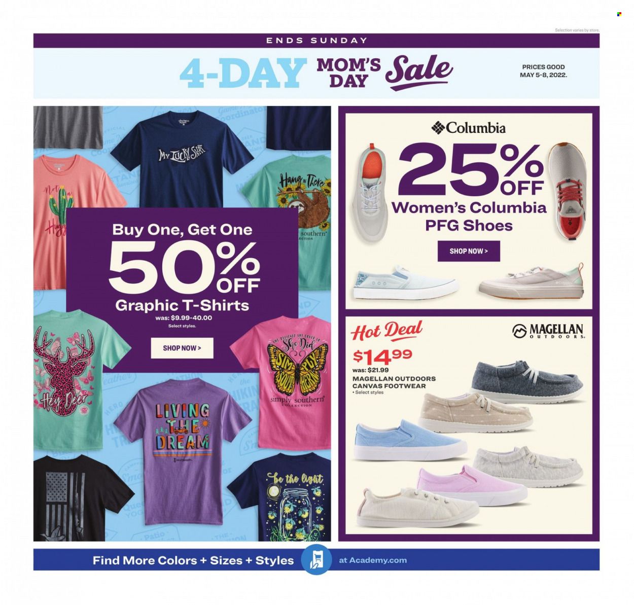 Academy Sports (AL, AR, GA, LA, MO, NC, SC, TN, TX) Weekly Ad Flyer May 4 to May 11