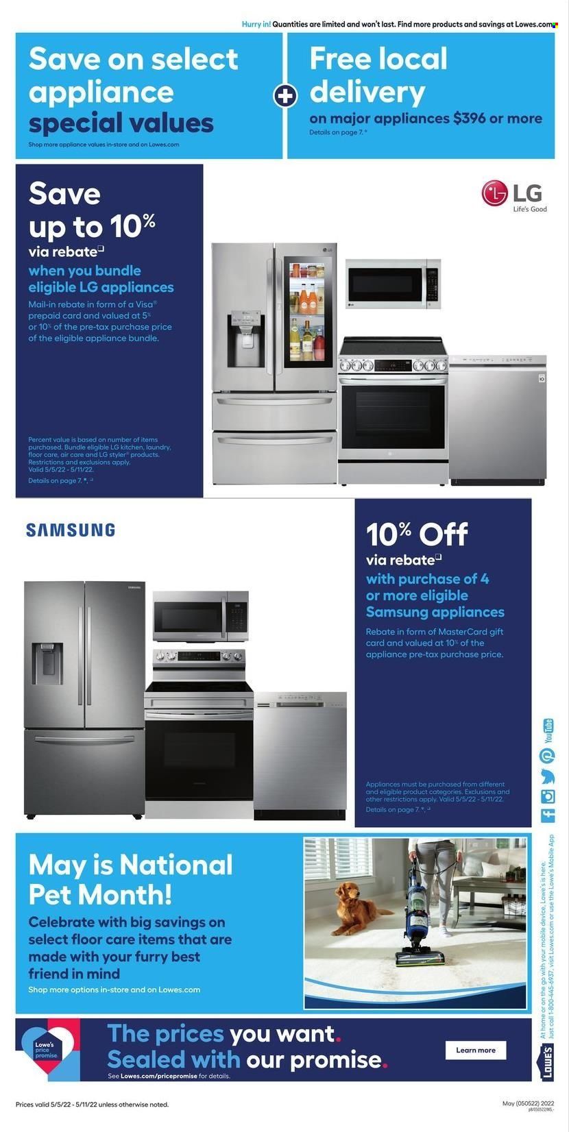 Lowe's Weekly Ad Flyer May 5 to May 12