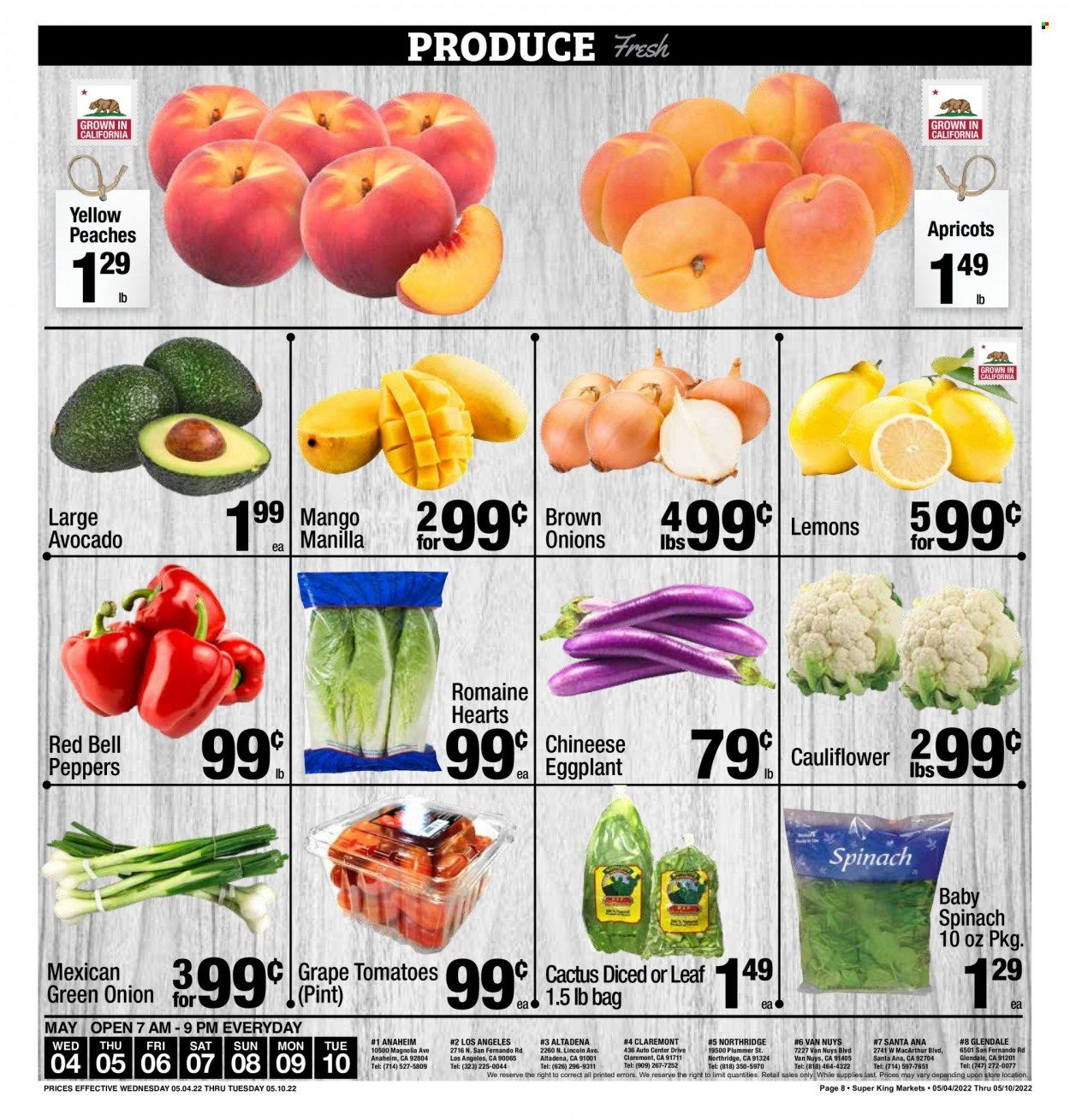 Super King Markets (CA) Weekly Ad Flyer May 5 to May 12