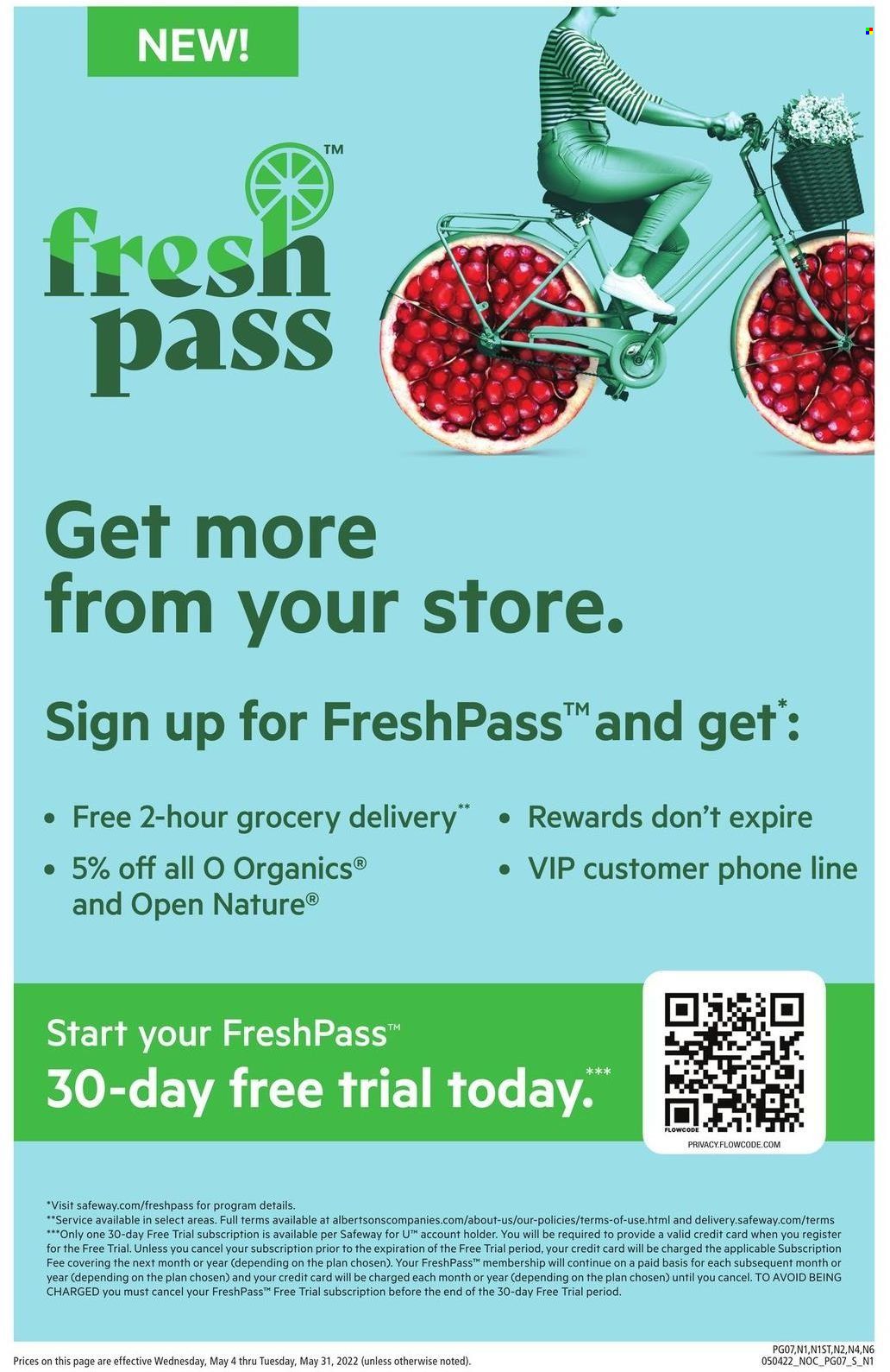 Safeway (AZ, CA, CO, HI, MD, NE, OR, VA, WA) Weekly Ad Flyer May 5 to May 12