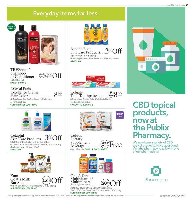 Publix (AL, FL, GA, NC, SC, TN) Weekly Ad Flyer May 5 to May 12