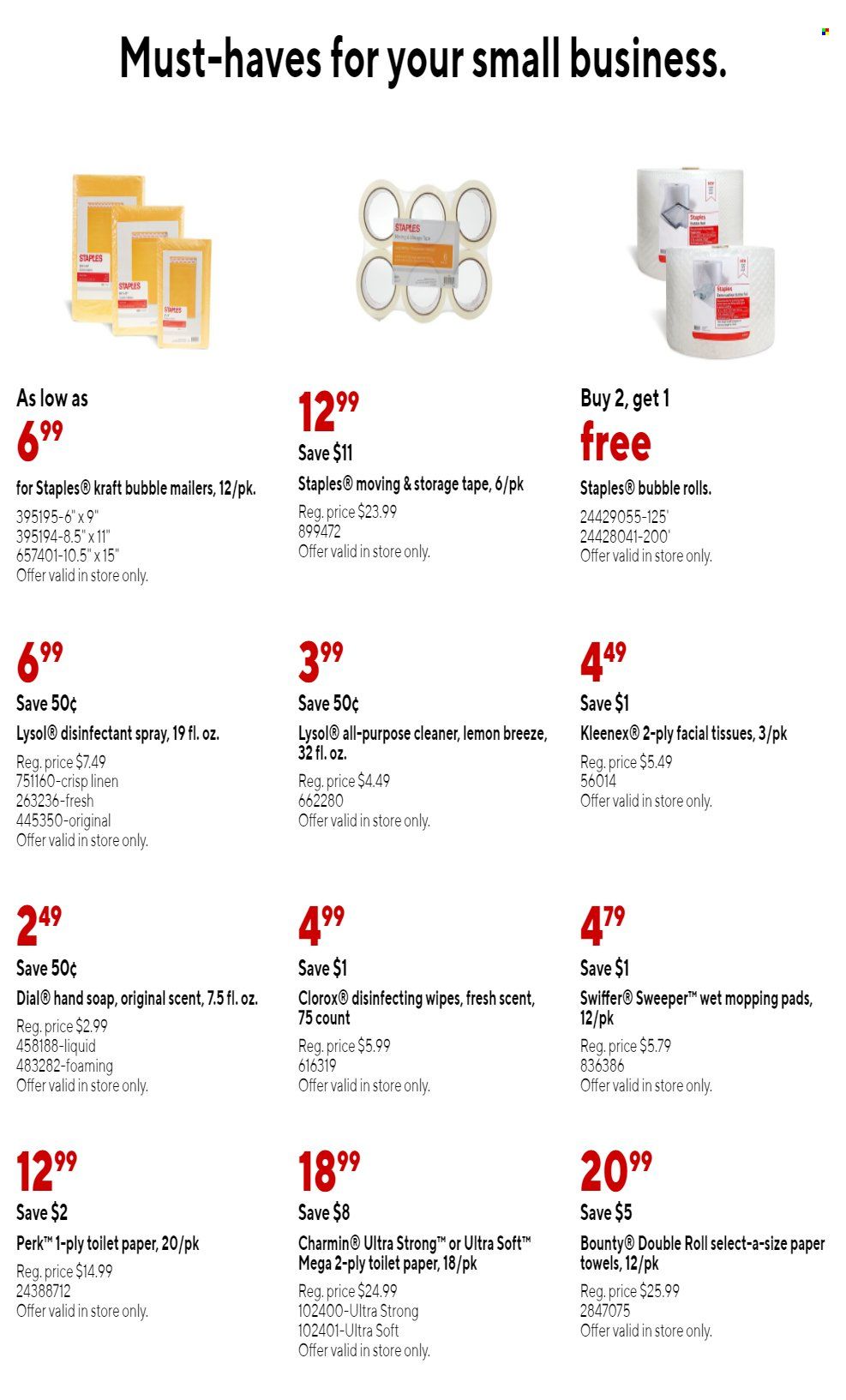 Staples Weekly Ad Flyer May 5 to May 12