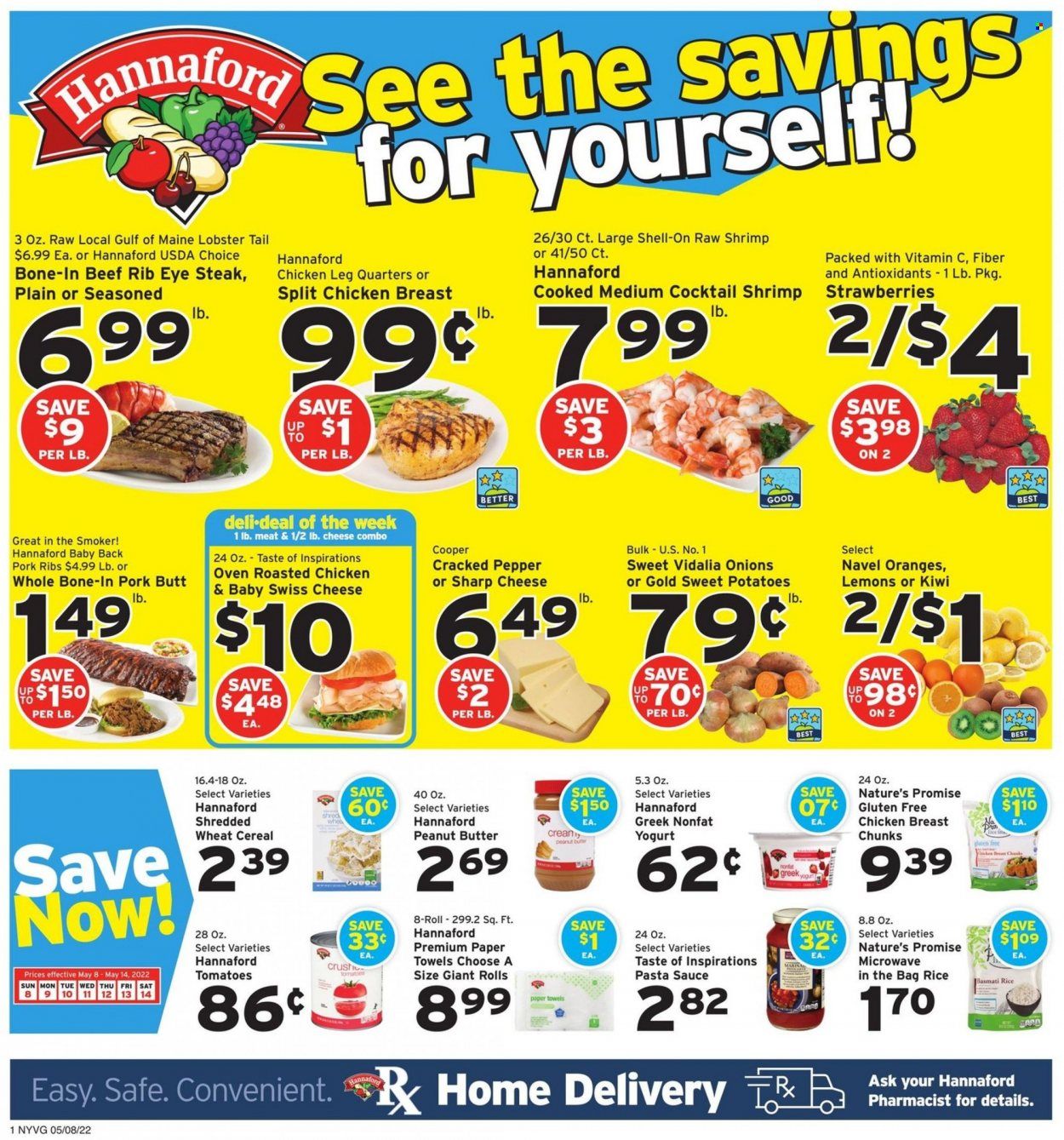Hannaford (NY) Weekly Ad Flyer May 8 to May 15