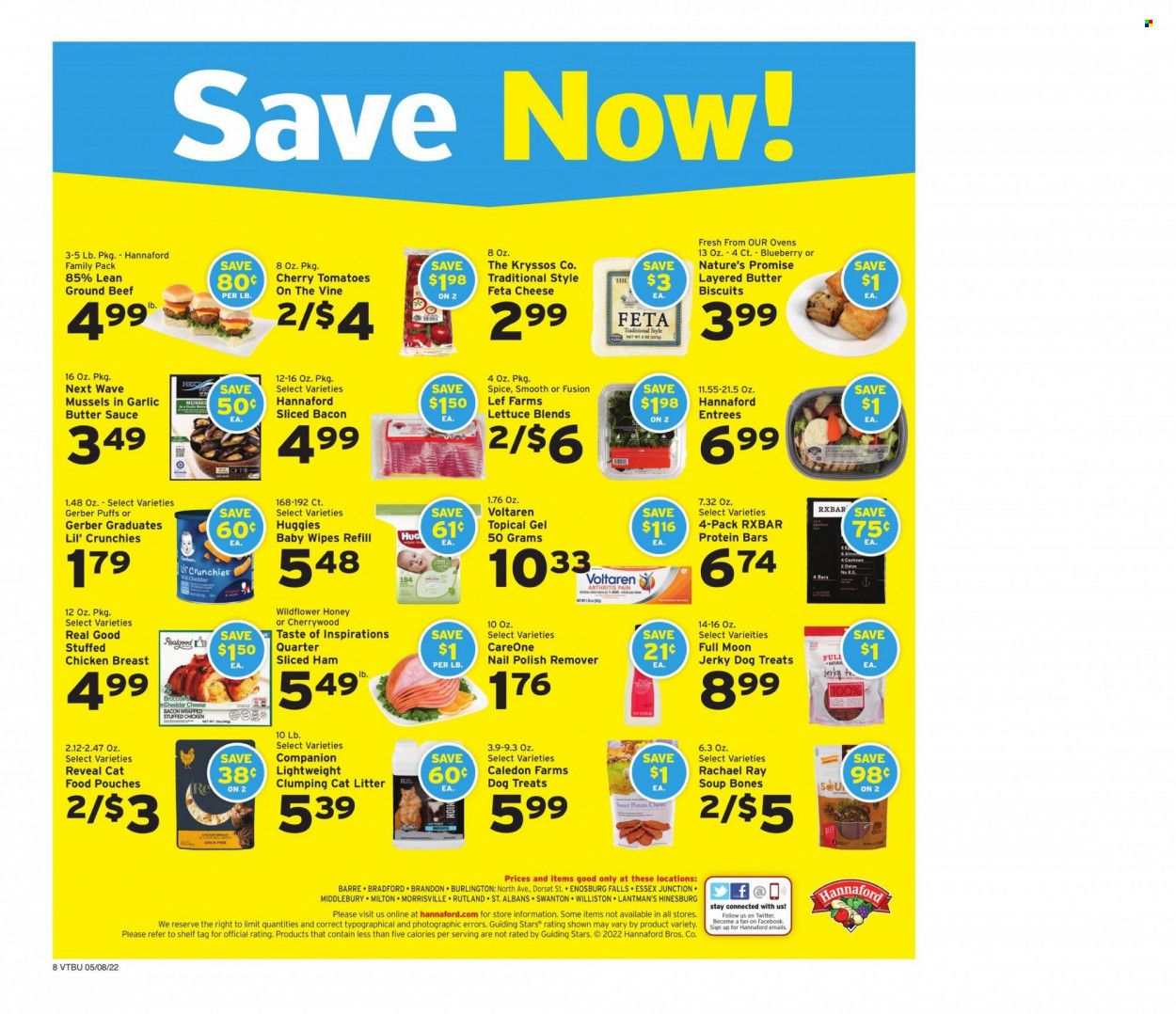 Hannaford (VT) Weekly Ad Flyer May 8 to May 15