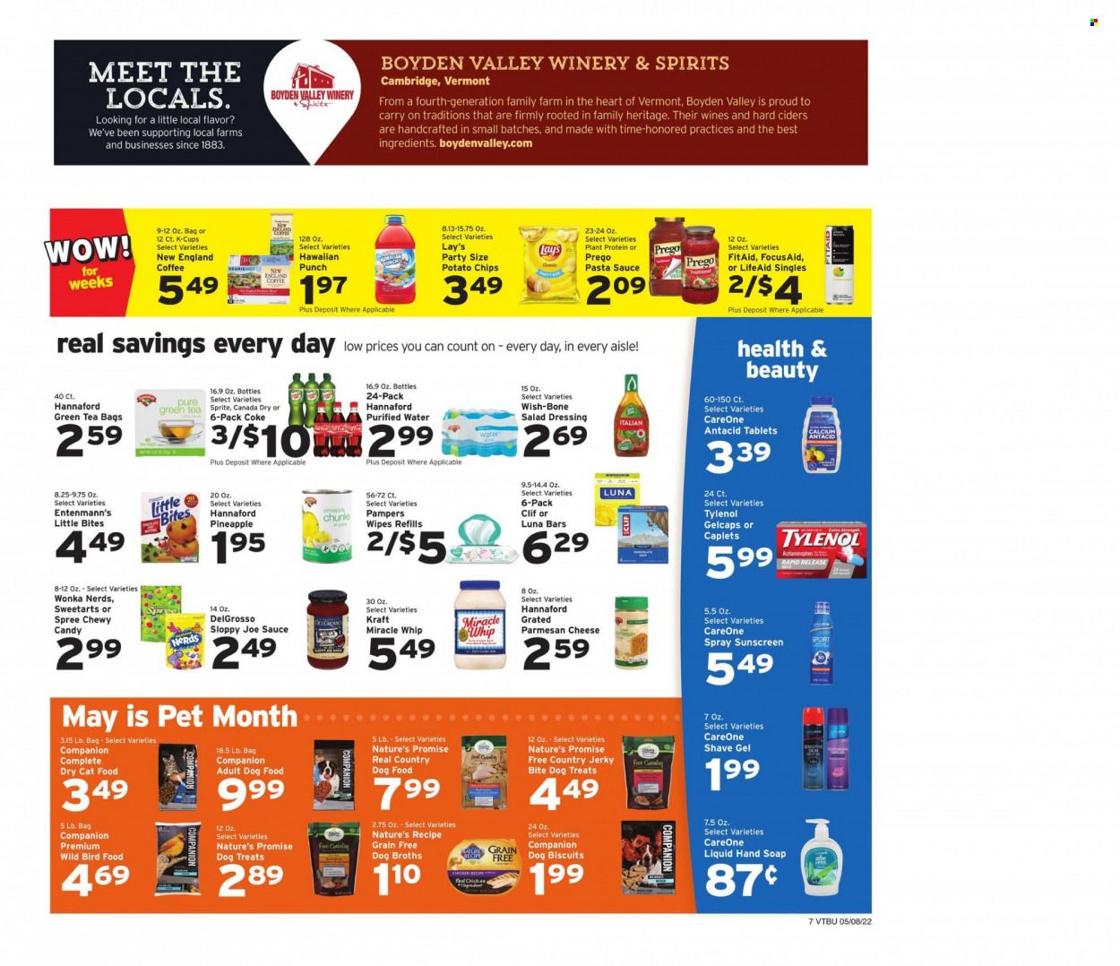 Hannaford (VT) Weekly Ad Flyer May 8 to May 15