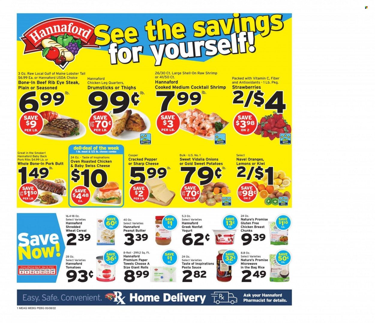 Hannaford (ME) Weekly Ad Flyer May 8 to May 15