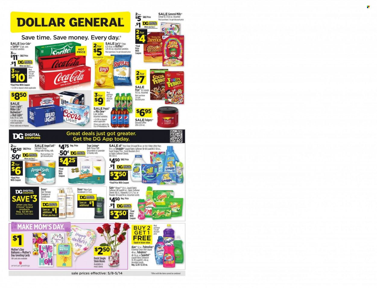 Dollar General (VA) Weekly Ad Flyer May 10 to May 17