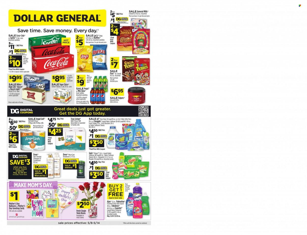 Dollar General (FL) Weekly Ad Flyer May 10 to May 17