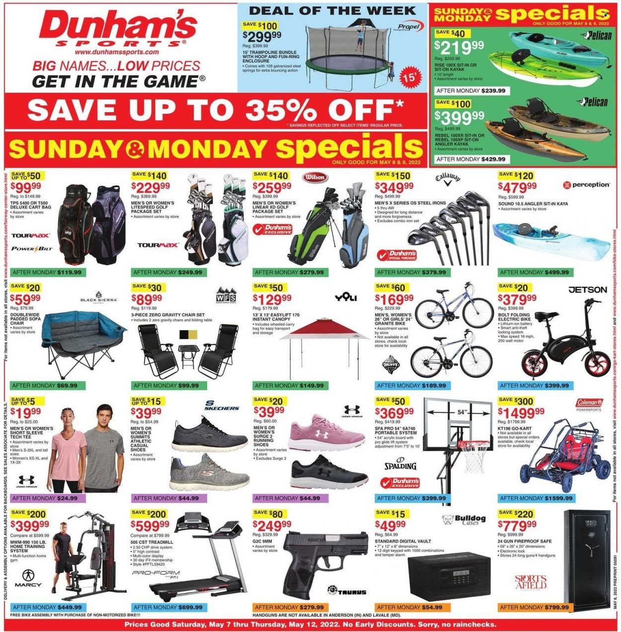 Dunham's Sports Weekly Ad Flyer May 10 to May 17