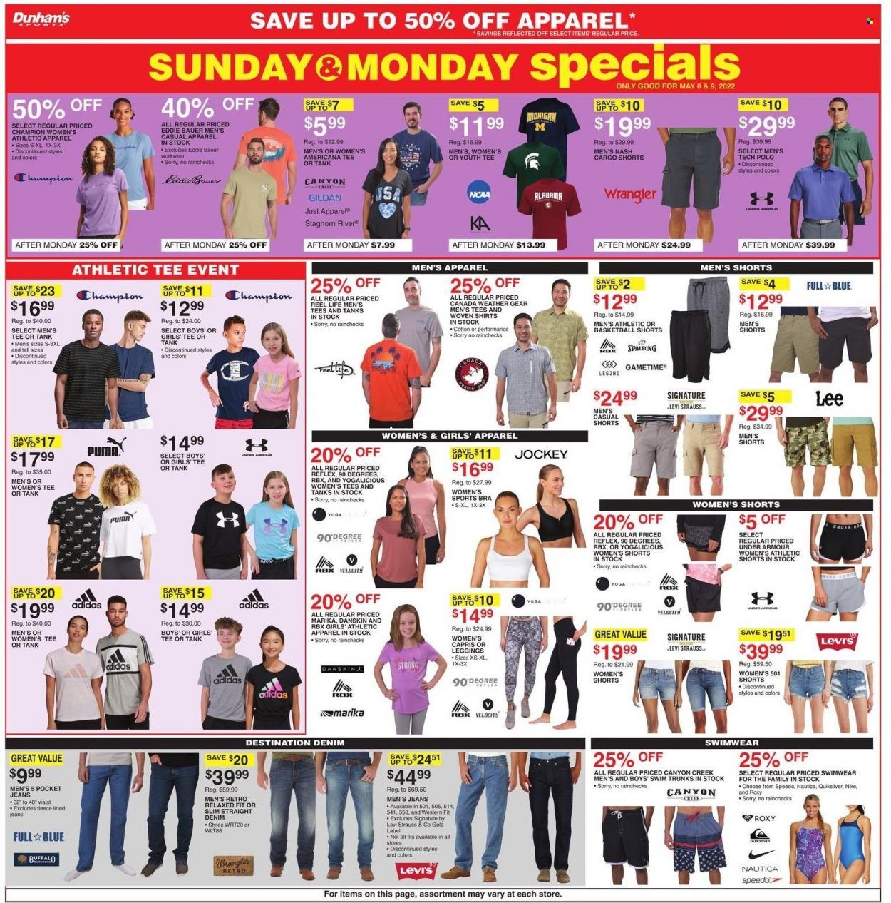 Dunham's Sports Weekly Ad Flyer May 10 to May 17