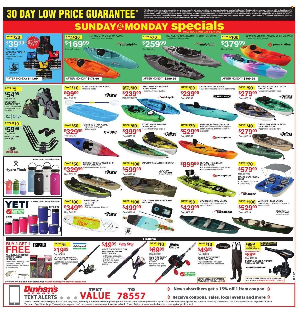 Dunham's Sports Weekly Ad Flyer May 10 to May 17