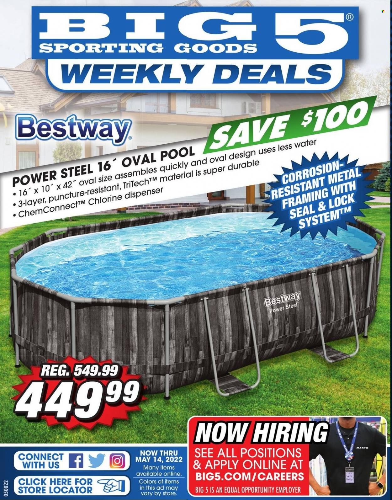 Big 5 (AZ, CA, CO, ID, NM, OR, UT, WA) Weekly Ad Flyer May 10 to May 17