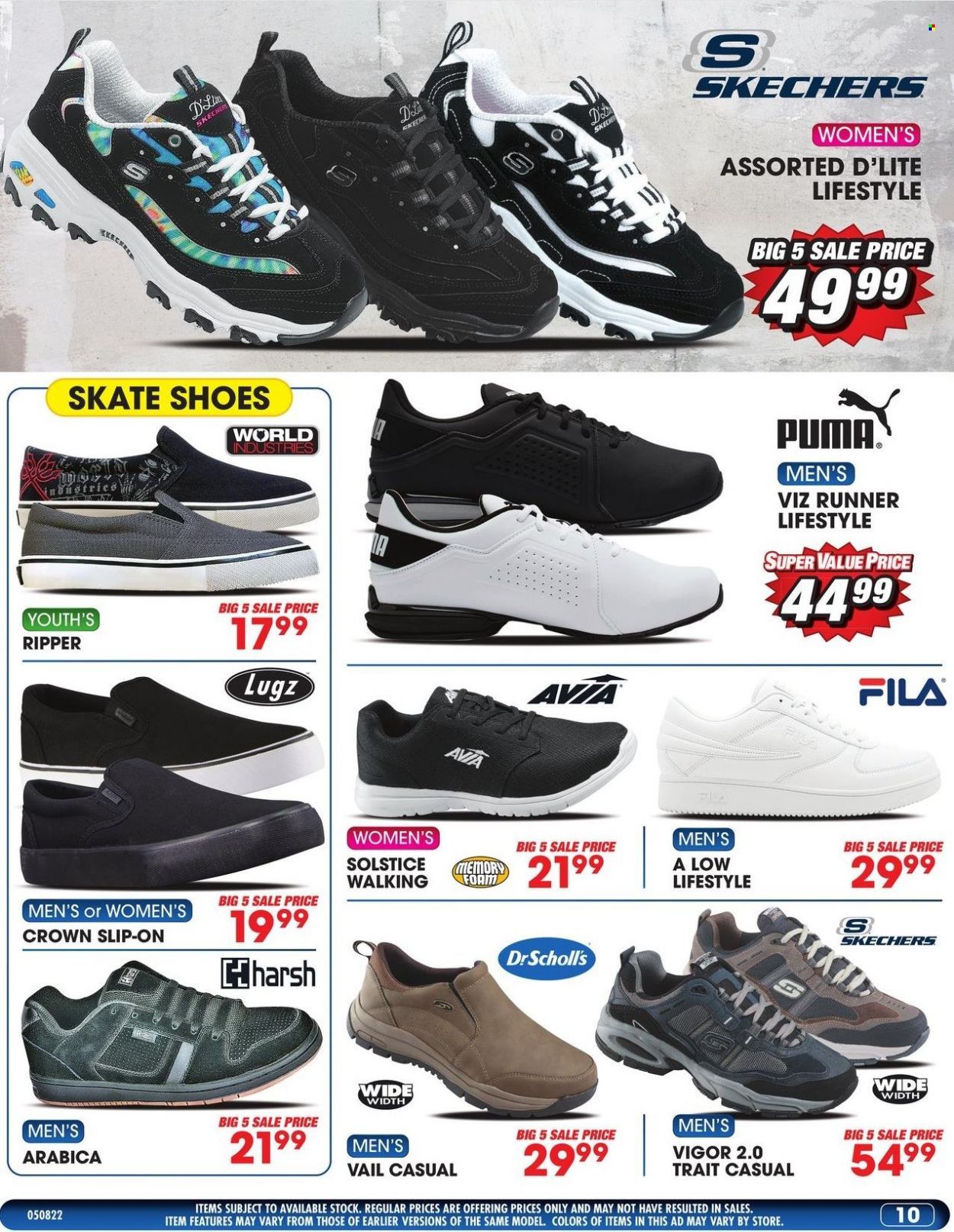 Big 5 (AZ, CA, CO, ID, NM, OR, UT, WA) Weekly Ad Flyer May 10 to May 17