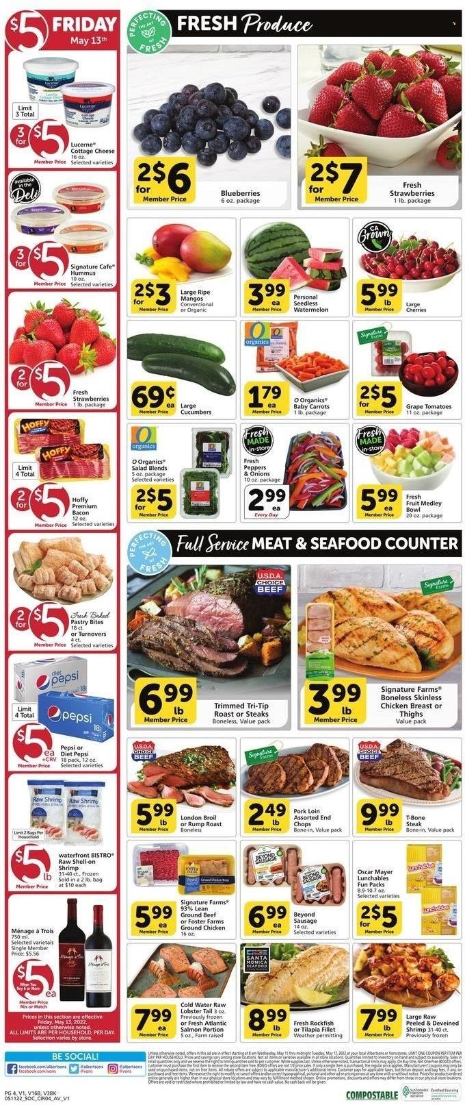 Albertsons (CA, ID, LA, MT, OR, TX, WA) Weekly Ad Flyer May 11 to May 18