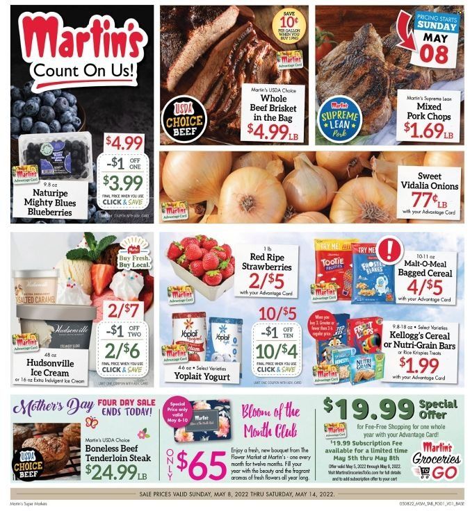 Martin’s (IN, MI) Weekly Ad Flyer May 11 to May 18