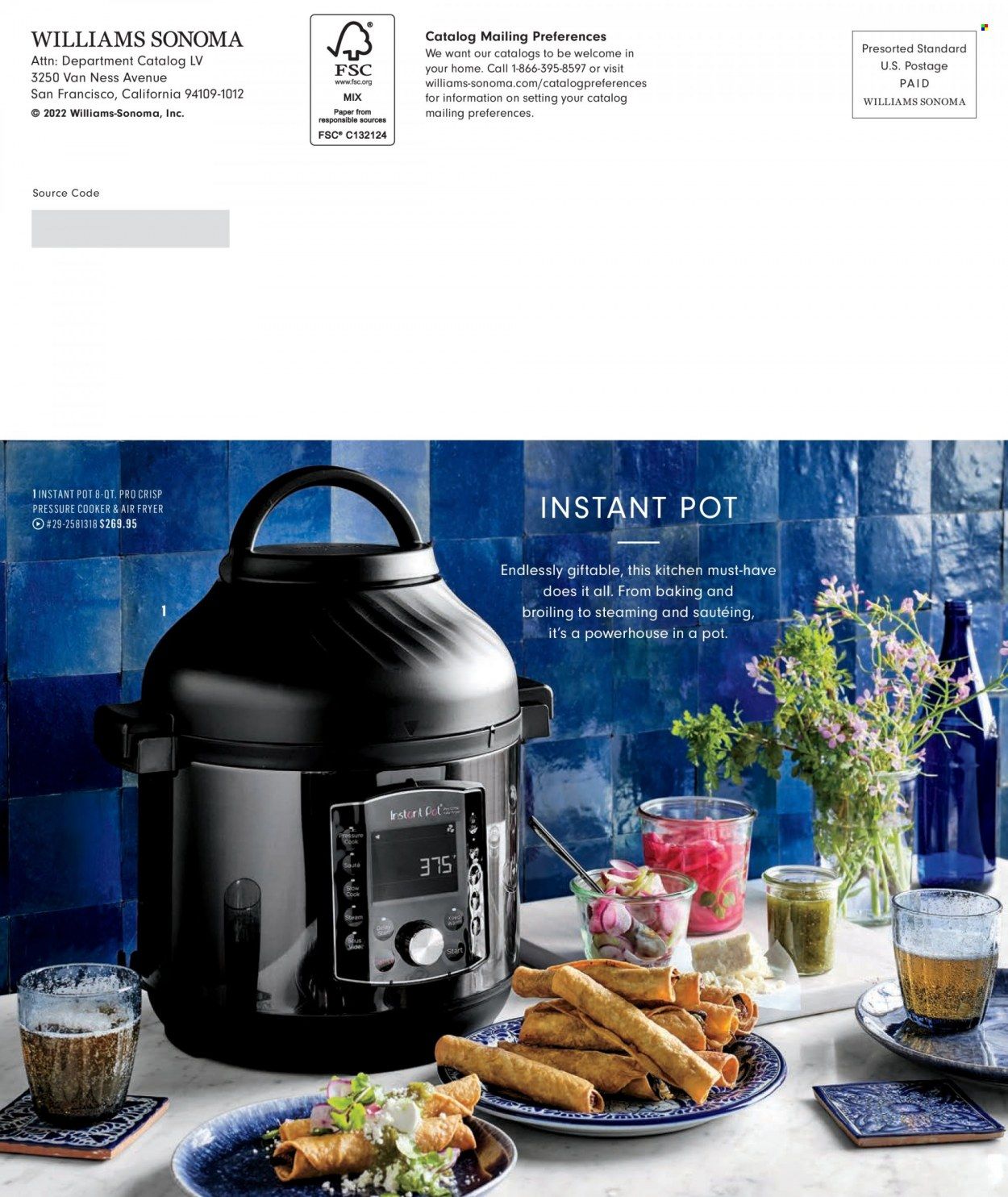 Williams-Sonoma Weekly Ad Flyer May 11 to May 18