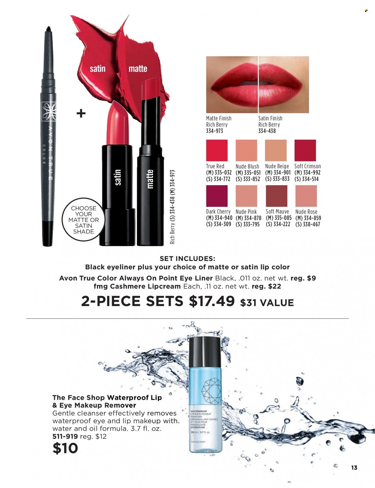 Avon Weekly Ad Flyer May 11 to May 18