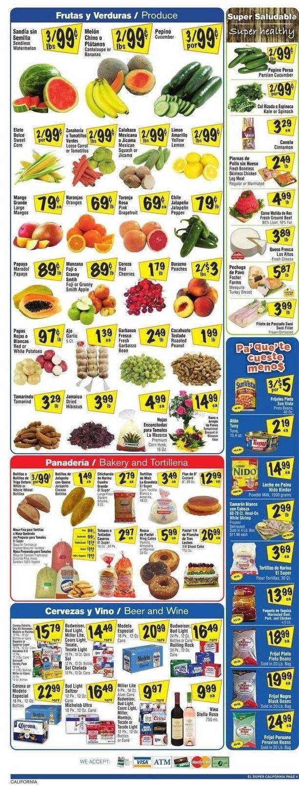 El Super (CA, NM, NV, TX) Weekly Ad Flyer May 11 to May 18