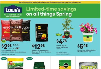 Lowe's Weekly Ad Flyer May 11 to May 18