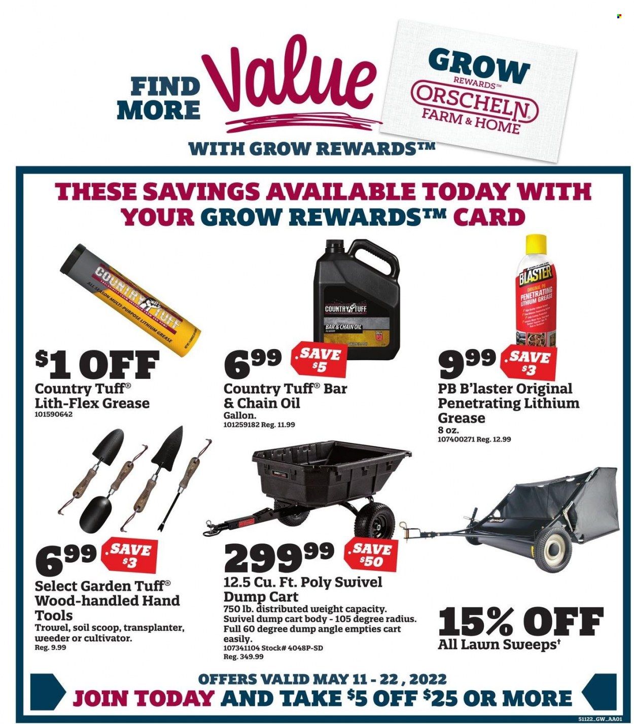 Orscheln Farm and Home (IA, IN, KS, MO, NE, OK) Weekly Ad Flyer May 11 to May 18