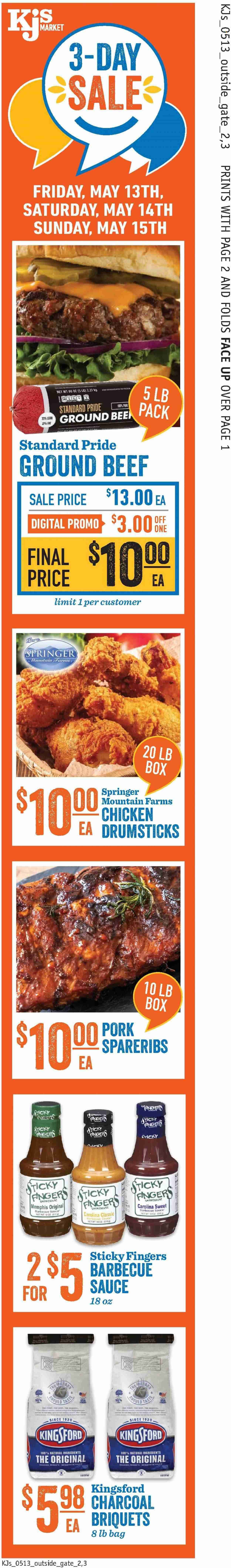 KJ´s Market (GA, SC) Weekly Ad Flyer May 11 to May 18
