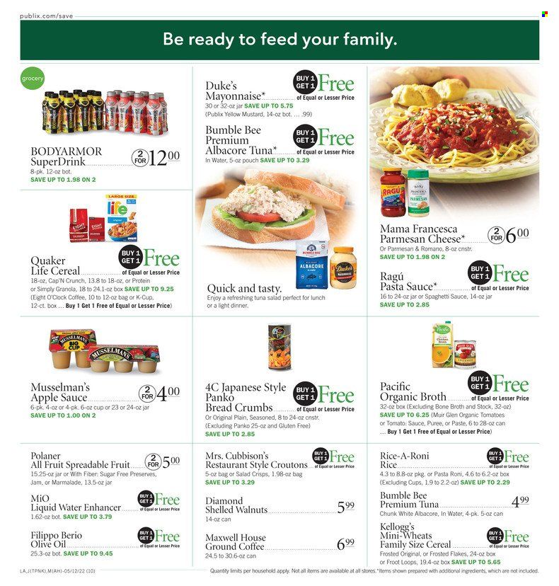 Publix (AL, FL, GA, NC, SC, TN) Weekly Ad Flyer May 12 to May 19