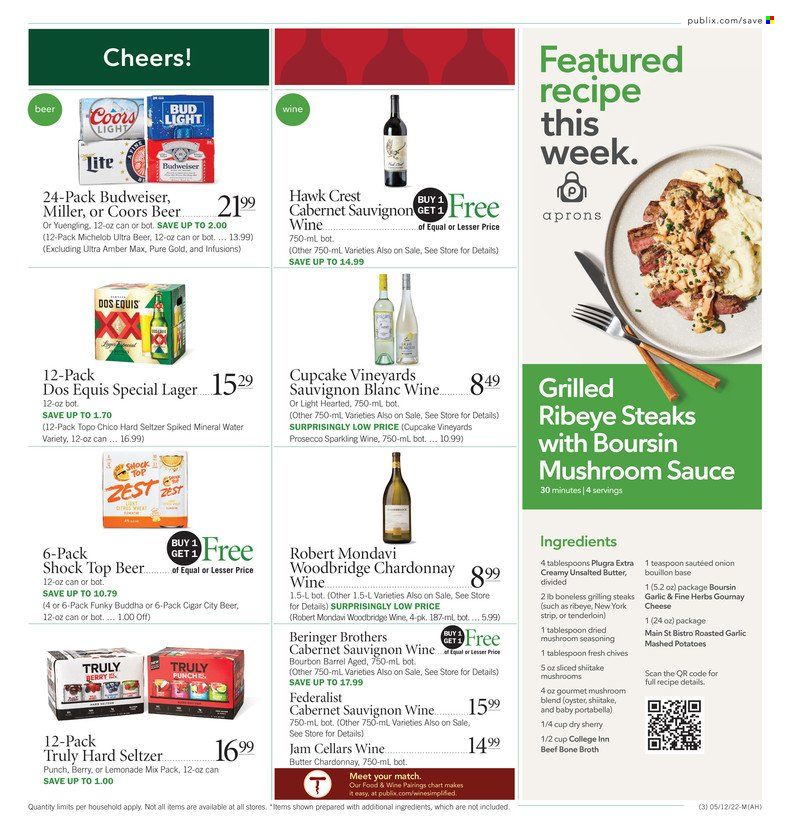 Publix (AL, FL, GA, NC, SC, TN) Weekly Ad Flyer May 12 to May 19