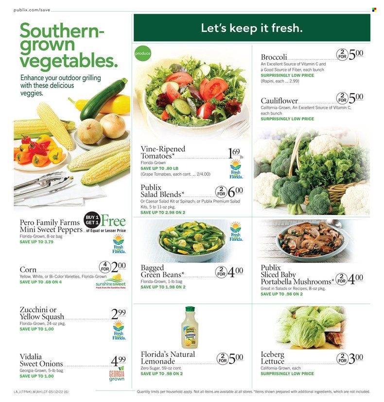 Publix (AL, FL, GA, NC, SC, TN) Weekly Ad Flyer May 12 to May 19