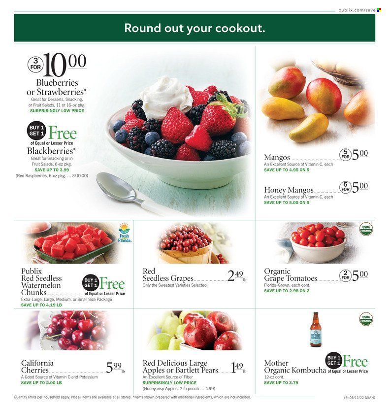 Publix (AL, FL, GA, NC, SC, TN) Weekly Ad Flyer May 12 to May 19