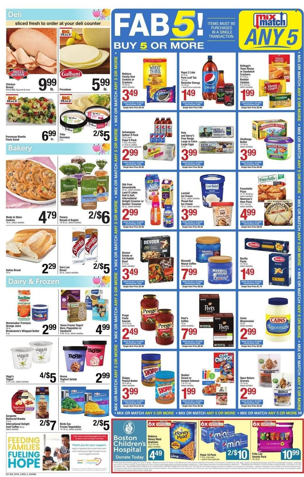 Shaw’s (MA, ME, NH, RI, VT) Weekly Ad Flyer May 14 to May 21