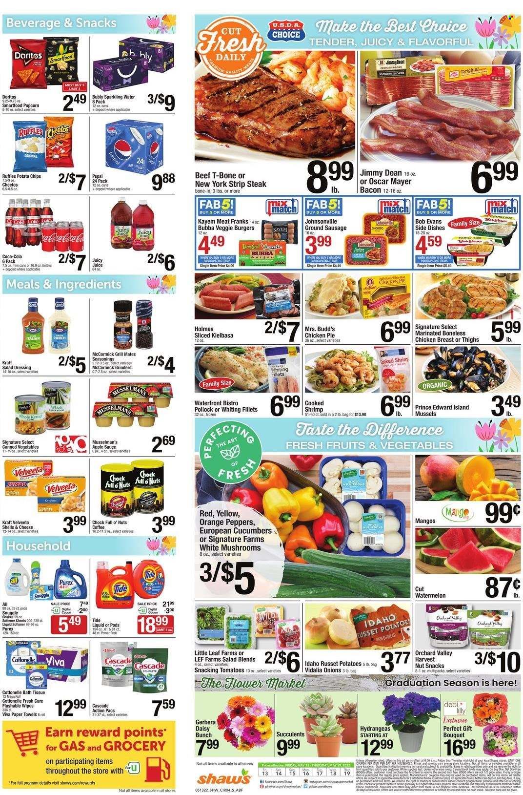 Shaw’s (MA, ME, NH, RI, VT) Weekly Ad Flyer May 14 to May 21