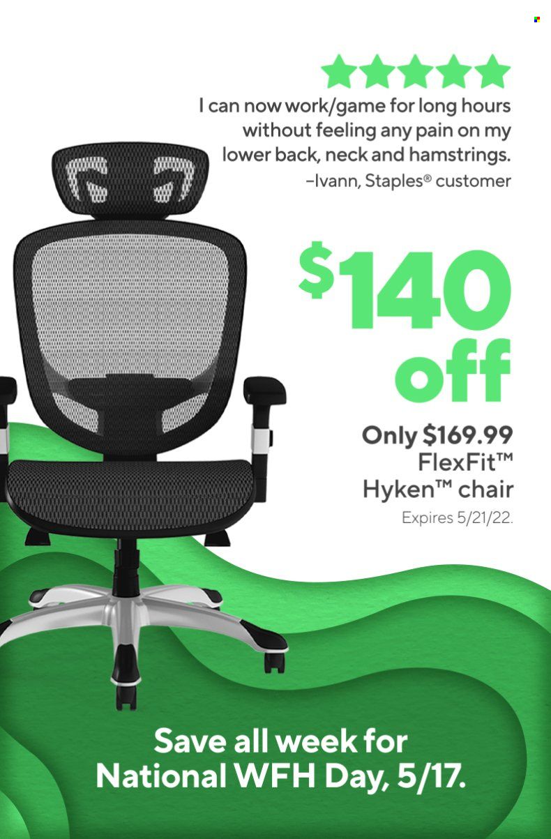Staples Weekly Ad Flyer May 14 to May 21