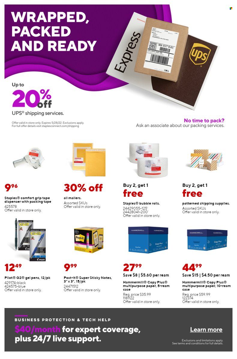 Staples Weekly Ad Flyer May 14 to May 21