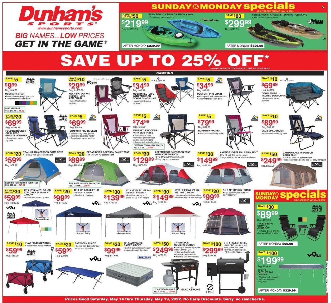 Dunham's Sports Weekly Ad Flyer May 14 to May 21