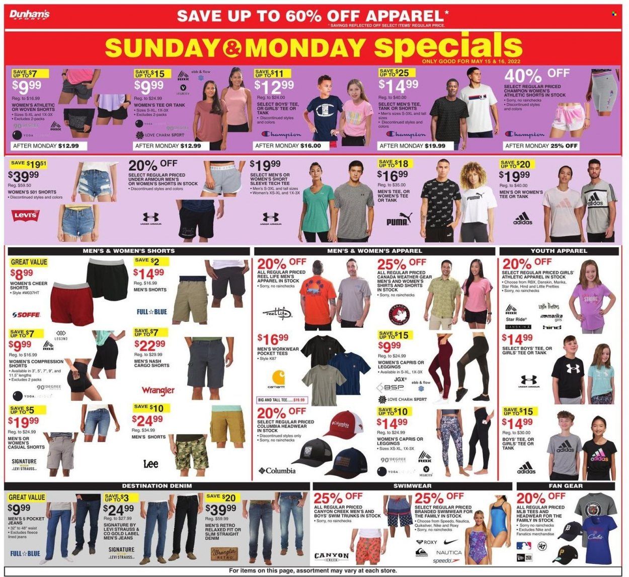 Dunham's Sports Weekly Ad Flyer May 14 to May 21
