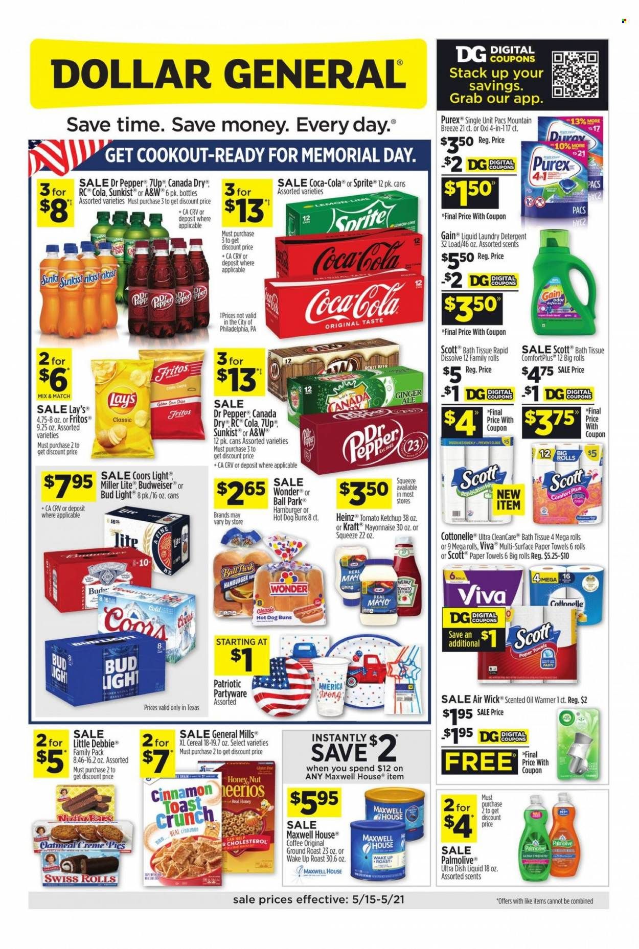 Dollar General (TX) Weekly Ad Flyer May 16 to May 23