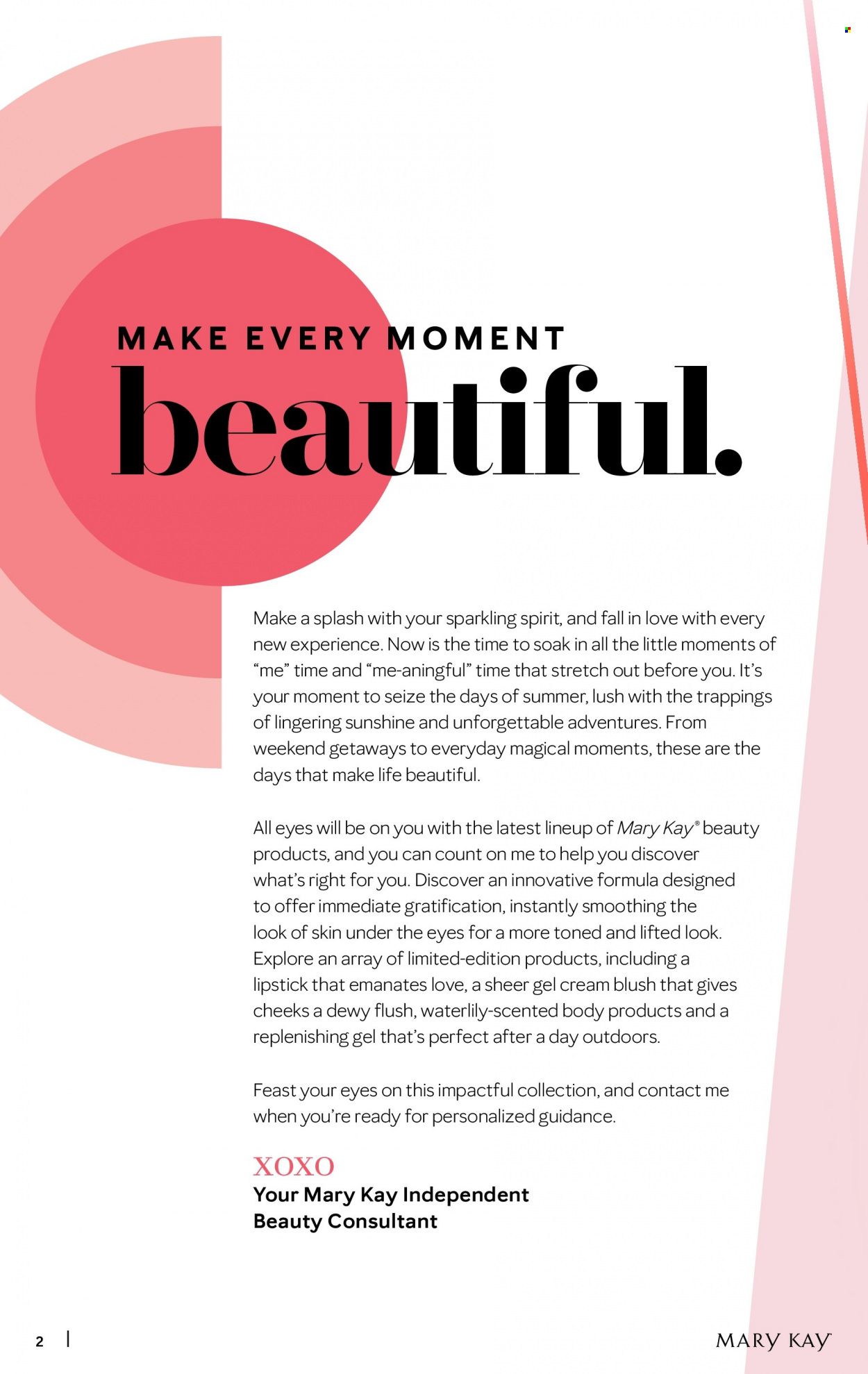 Mary Kay Weekly Ad Flyer Specials May 16 to August 15, 2022