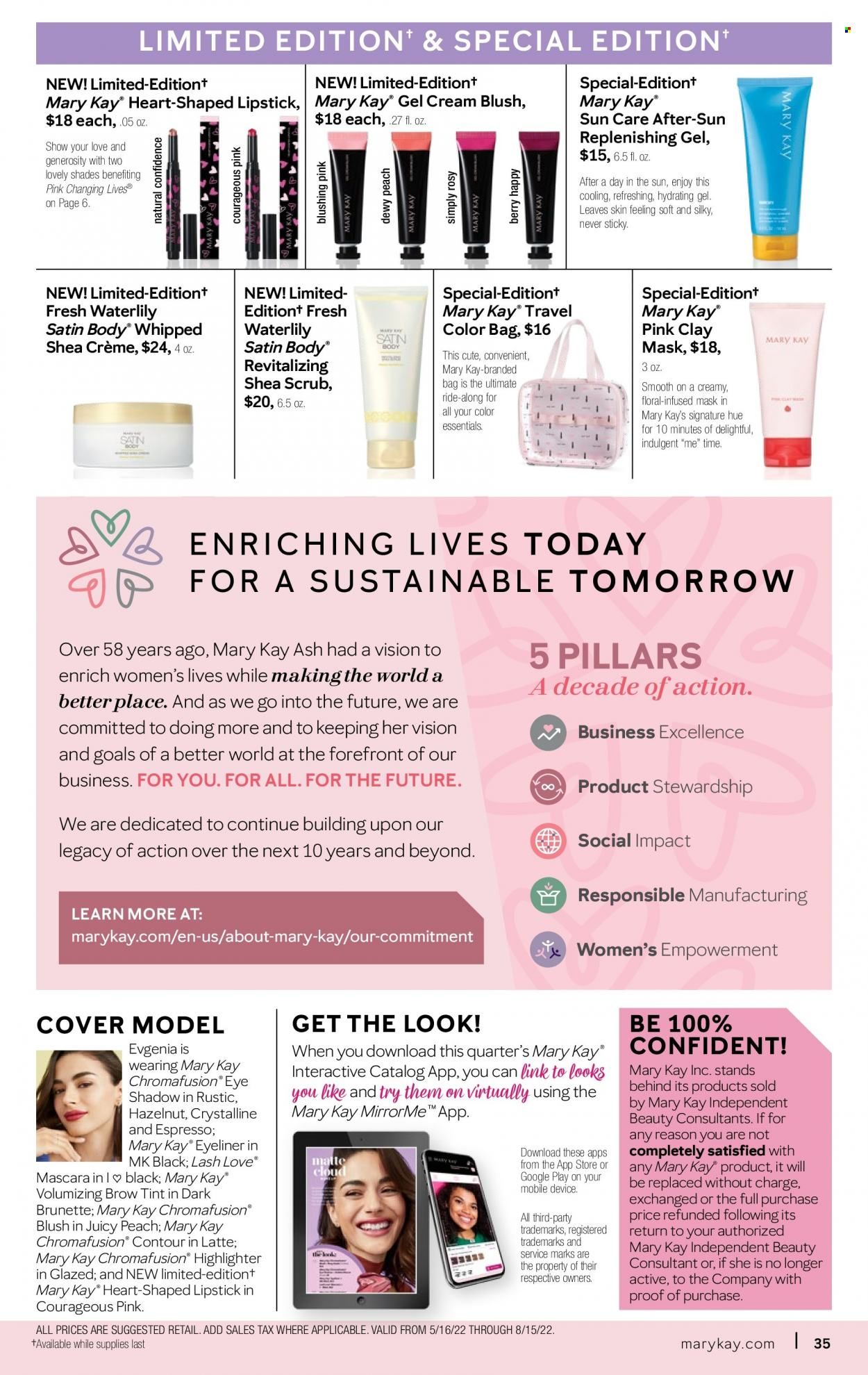 Mary Kay Weekly Ad Flyer Specials May 16 to August 15, 2022