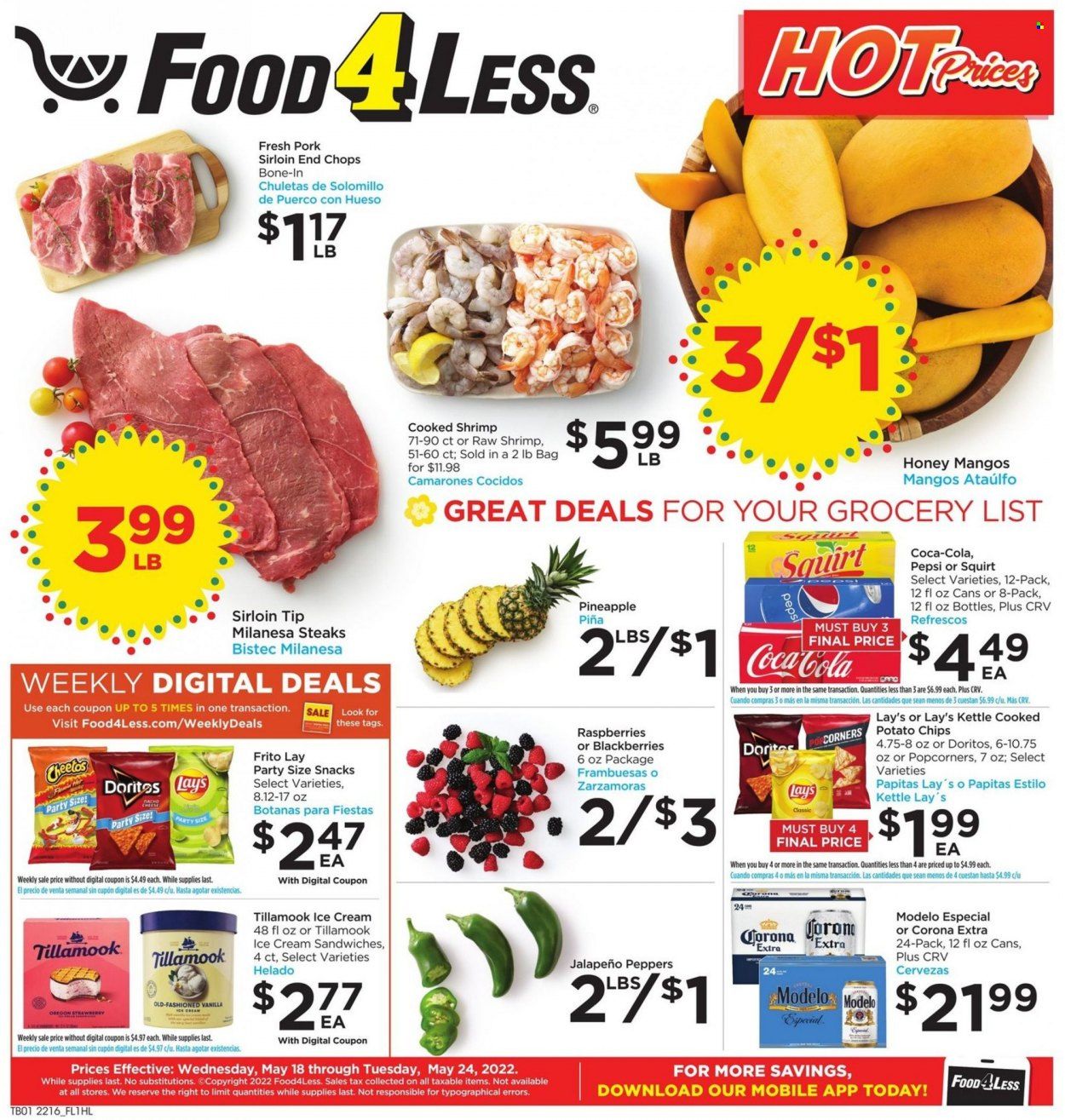 Food 4 Less (CA) Weekly Ad Flyer May 17 to May 24