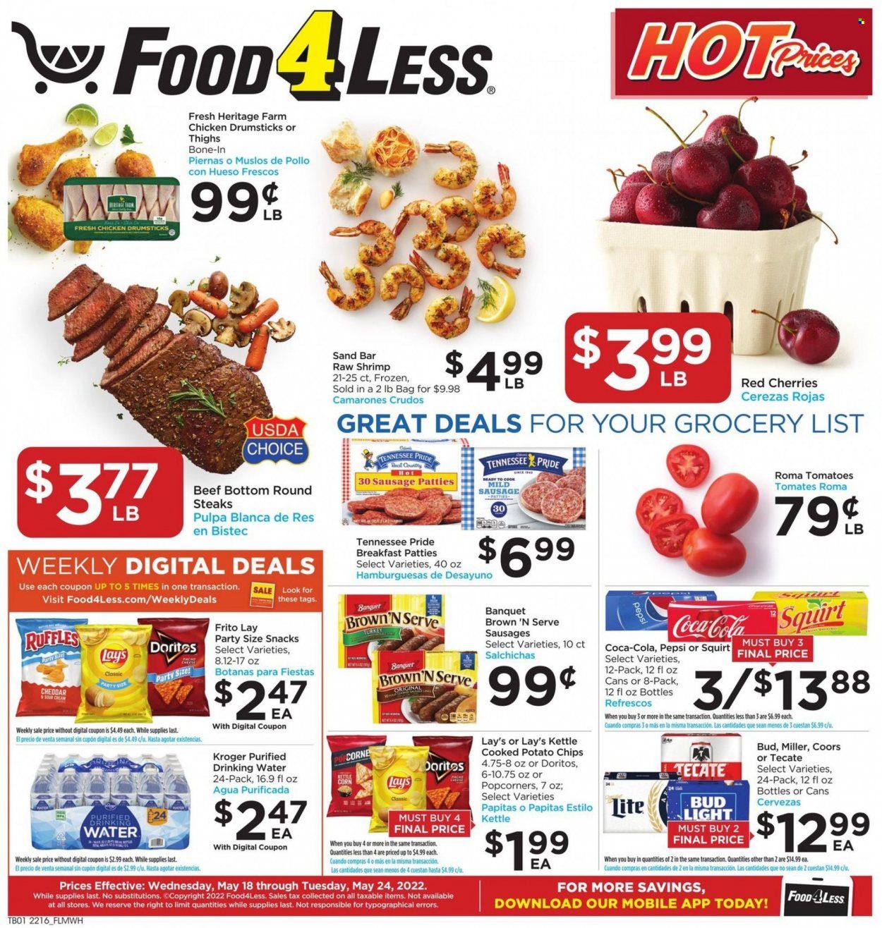 Food 4 Less (IL) Weekly Ad Flyer May 17 to May 24